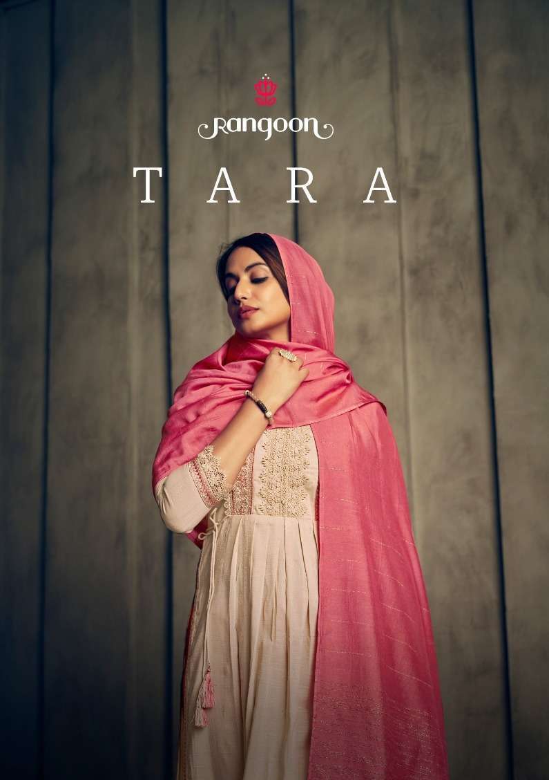 rangoon tara series 4301-4306 Viscose Jari Dobby readymade suit