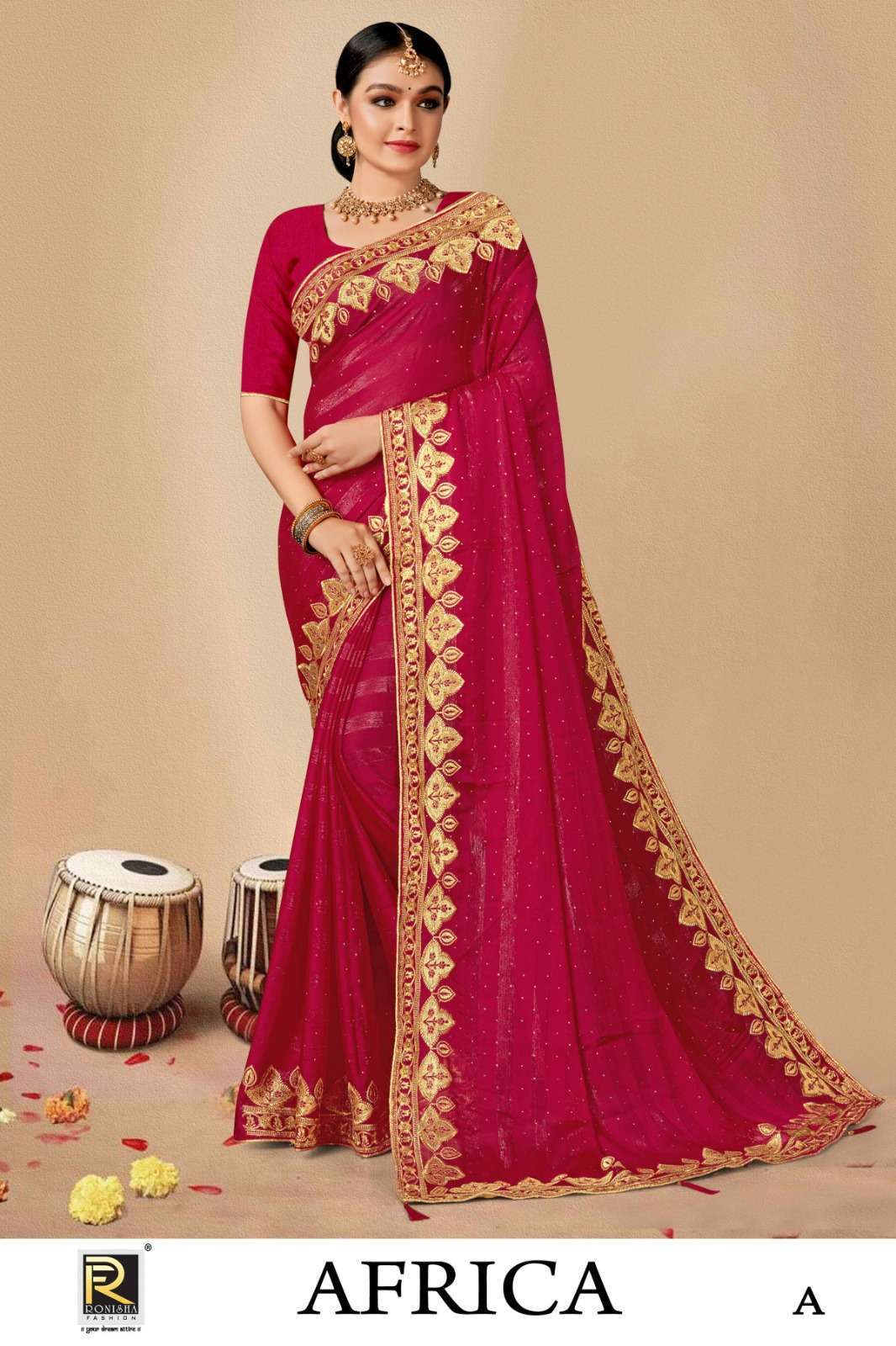 ranjna saree africa fancy fabrics saree