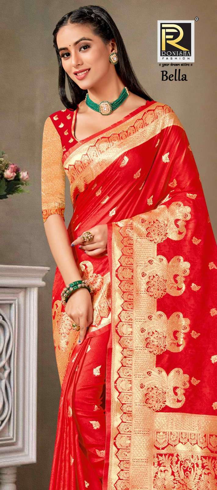 ranjna saree bella banarasi silk saree