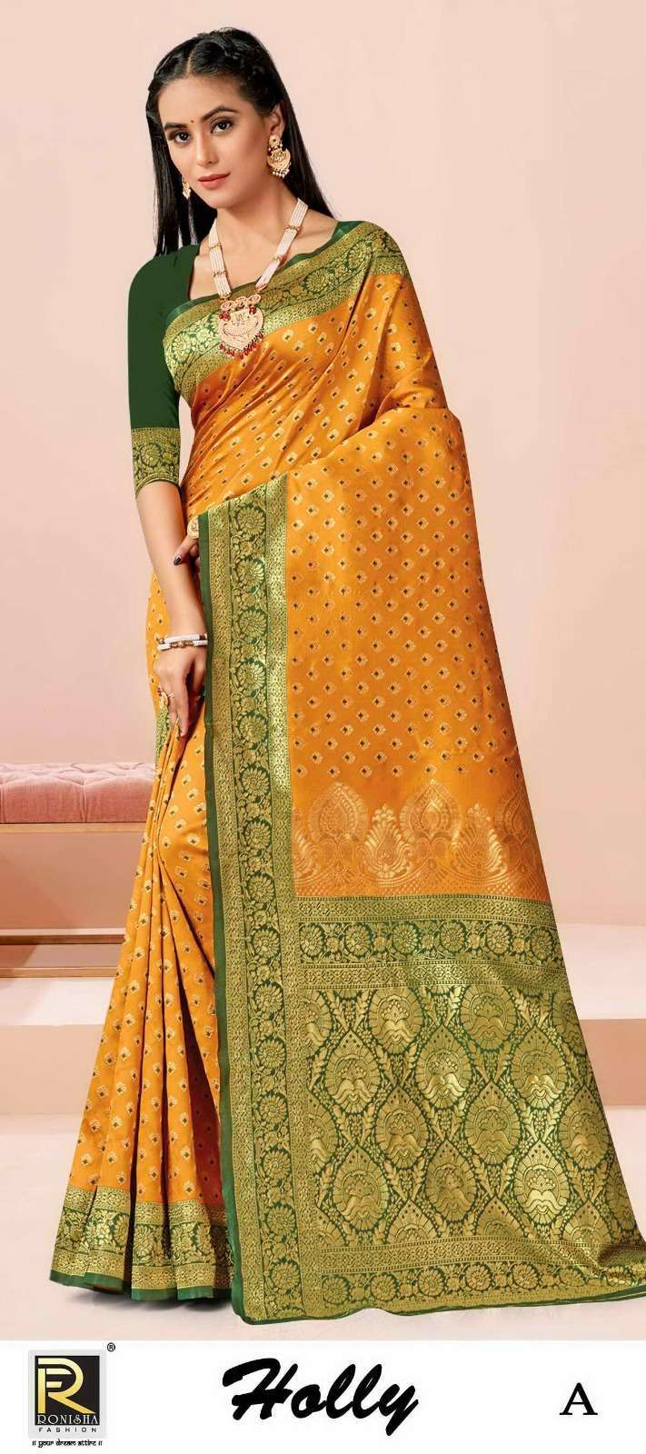 ranjna saree holly banarasi silk saree