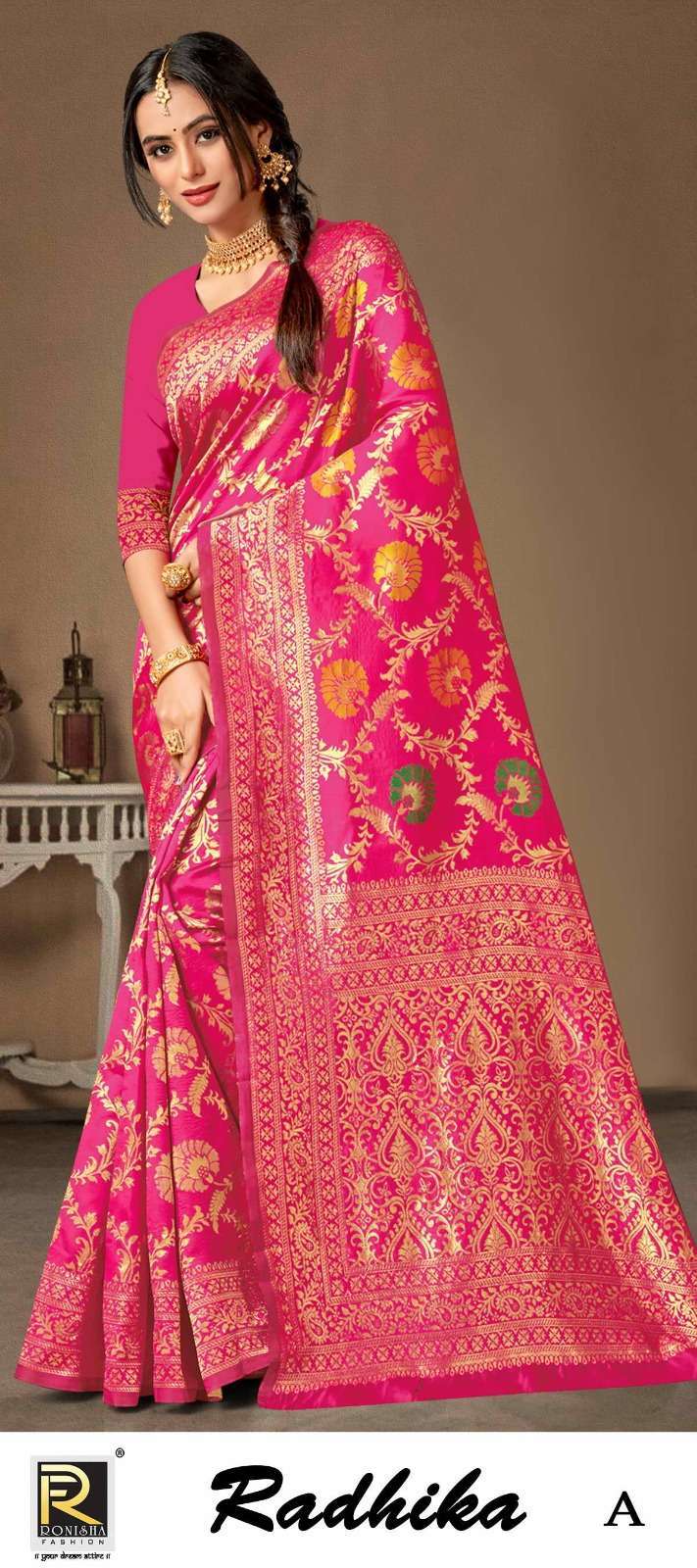 ranjna saree radhika banarasi silk saree