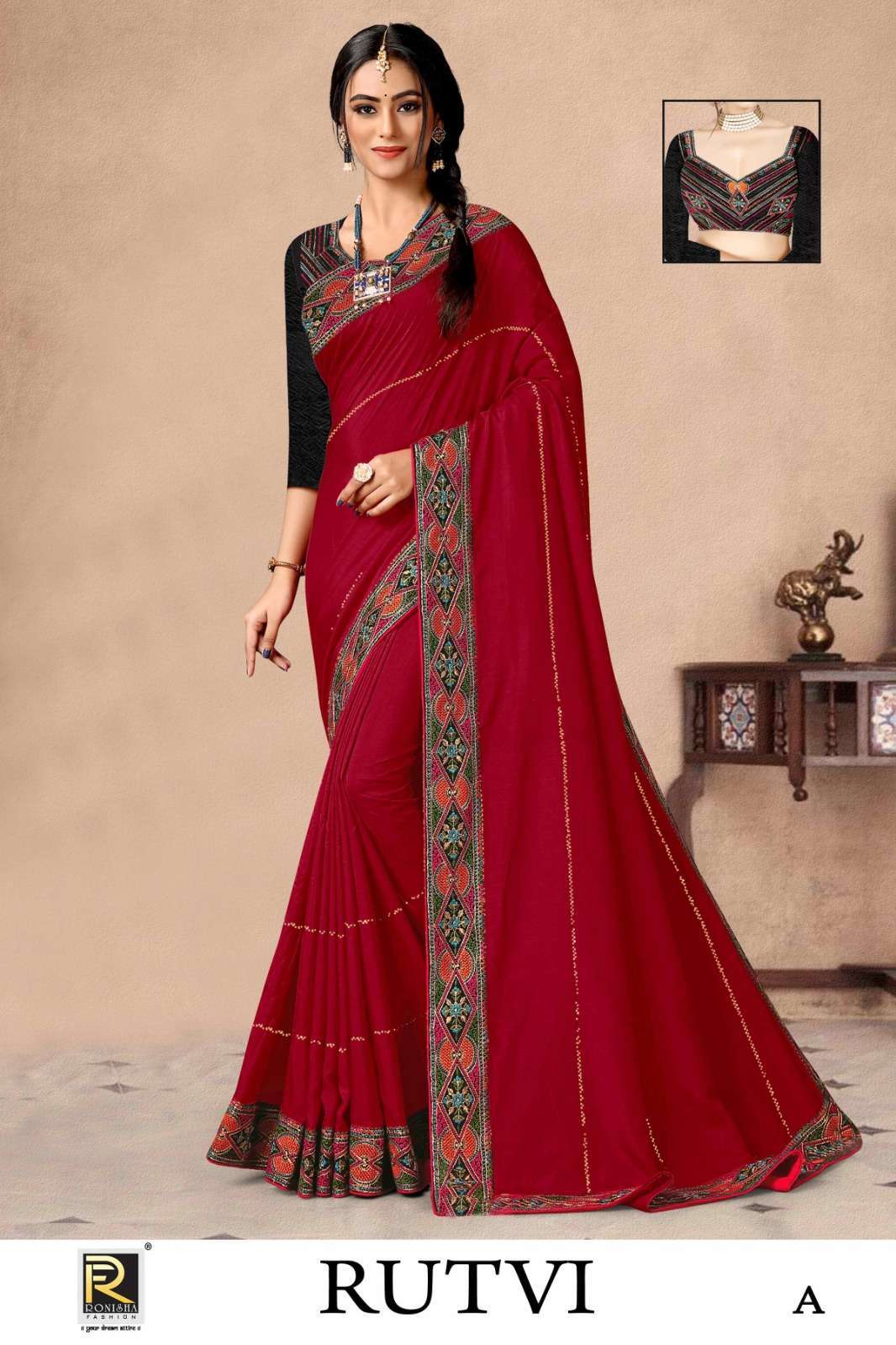 ranjna saree rutvi fancy fabrics saree