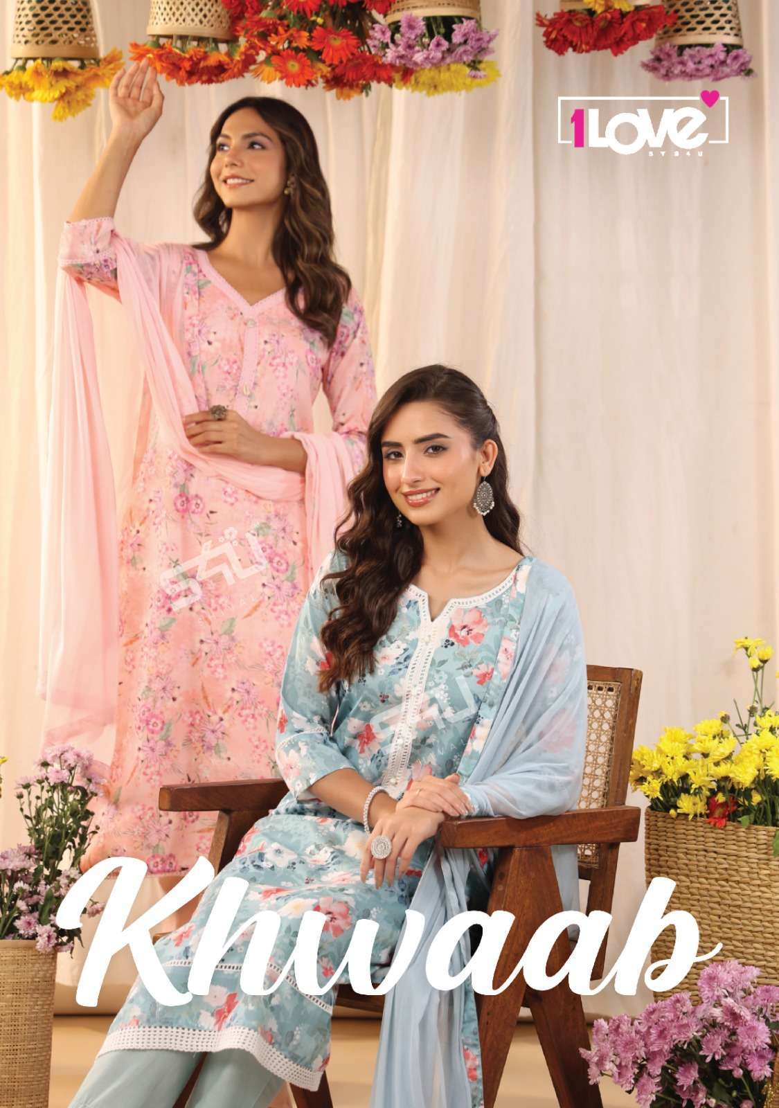 s4u khwaab by 1love series 01-06 linen readymade suit 