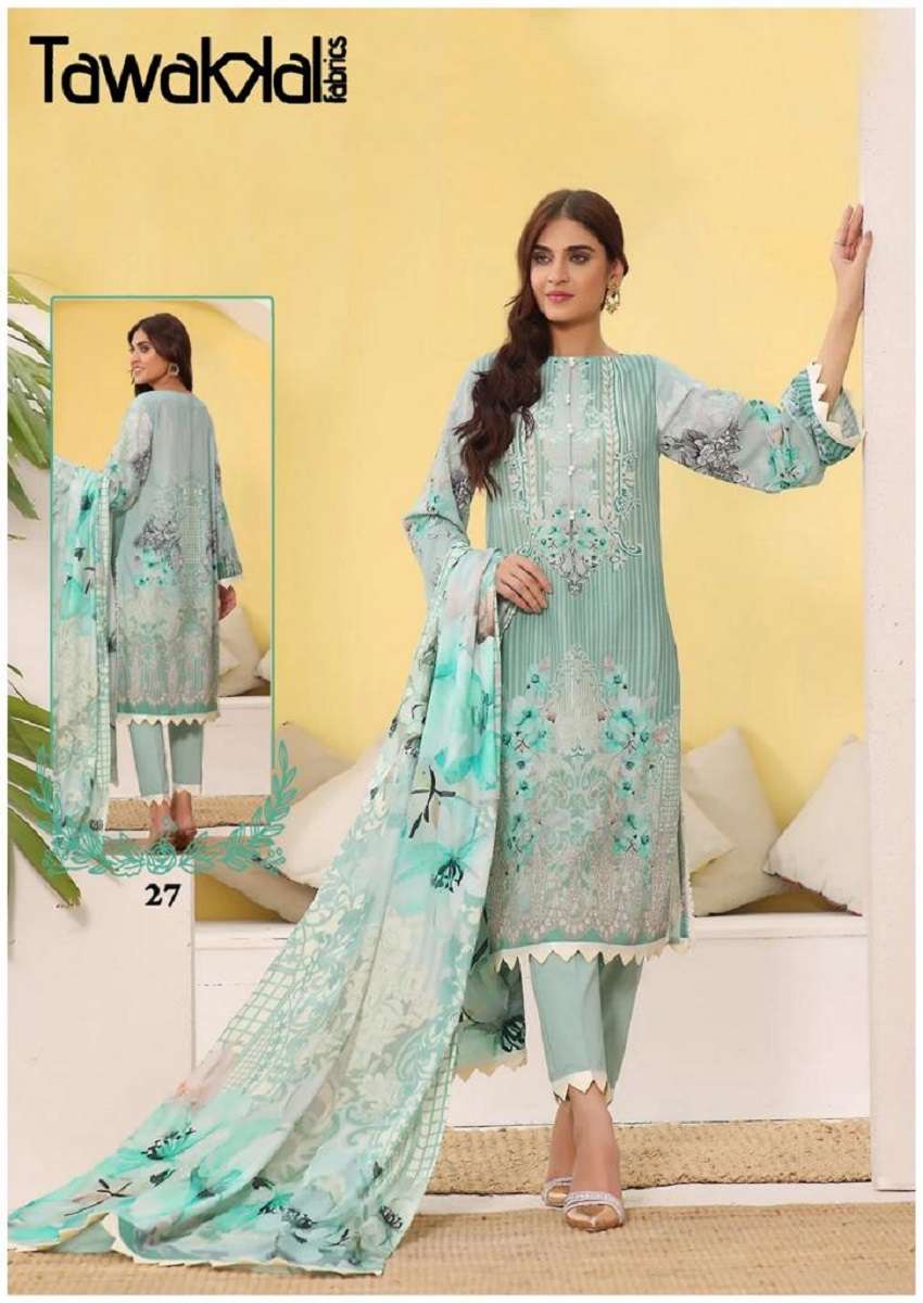 Tawakal Mehroz Vol-3 series 21-30 Pure Cotton suit