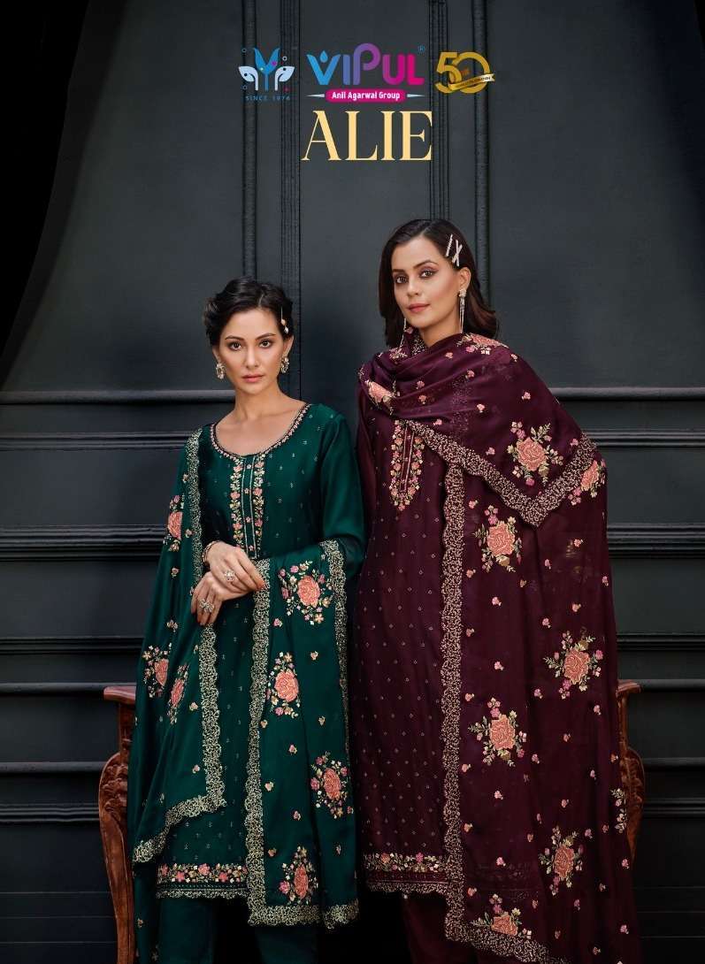 vipul fashion alie series 5331-5336 premium georgette suit 