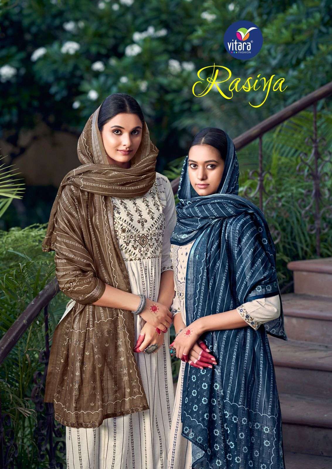 vitara fashion rasiya series 1001-1004 cotton weaving suit 