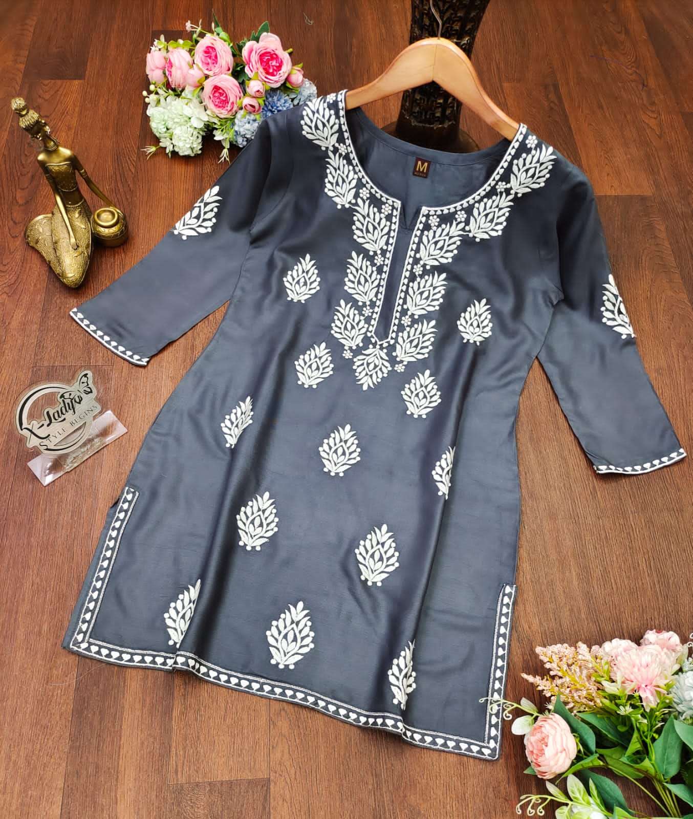 x-lady designer rayon fabric kurta