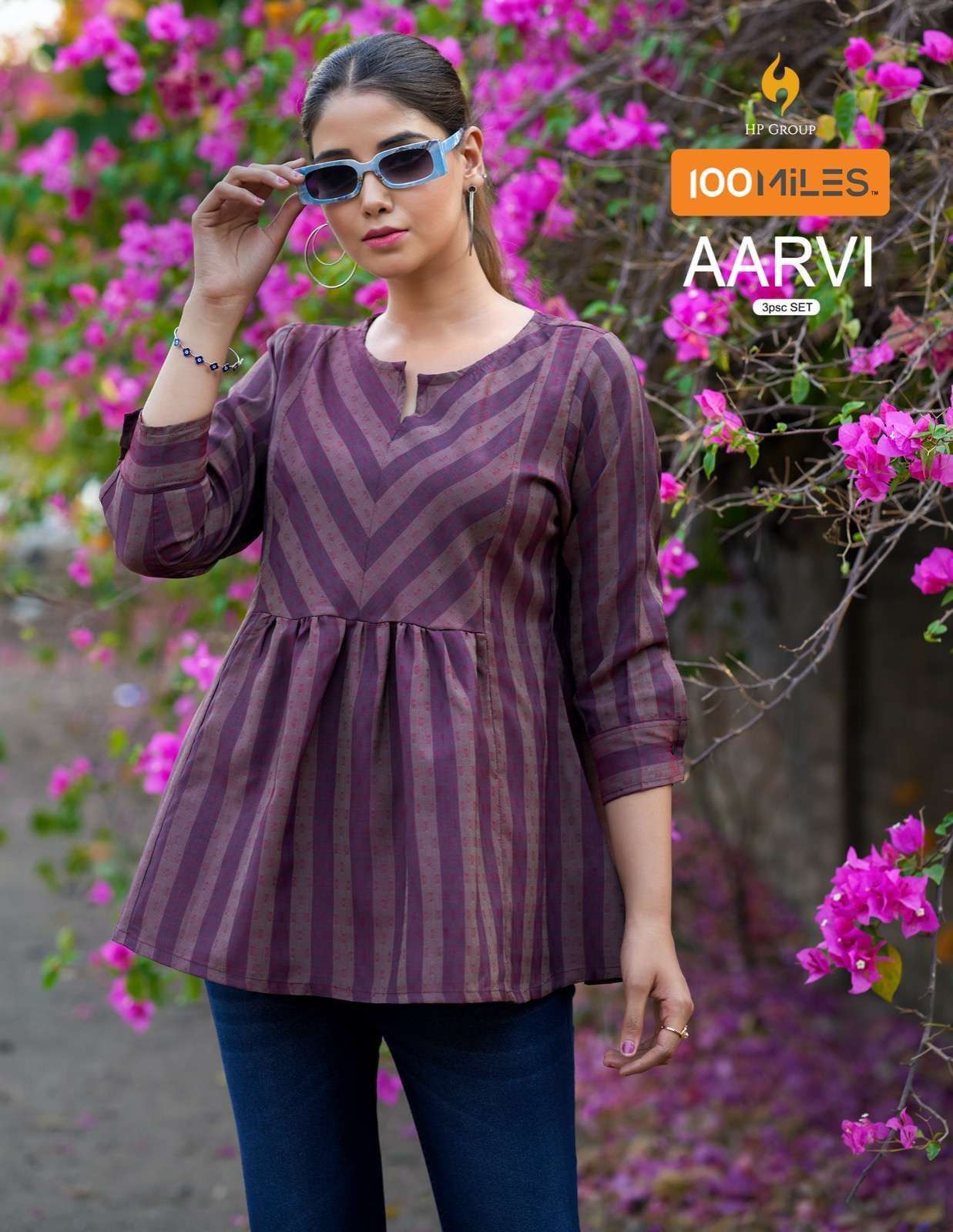 100 miles aarvi series 01-04 cotton blended tops 