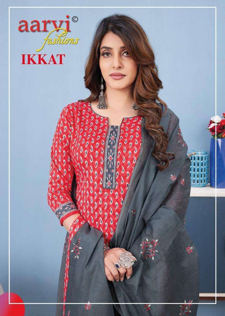 Aarvi Ikkat Vol-1 series 7170-7177 cotton suit 