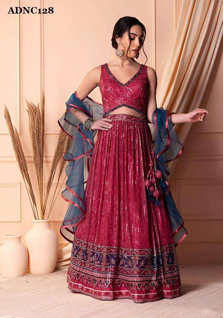 ADNC128 soft net hand work lehenga 