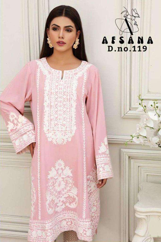 afsana dn-119 pure georgette Tunic 