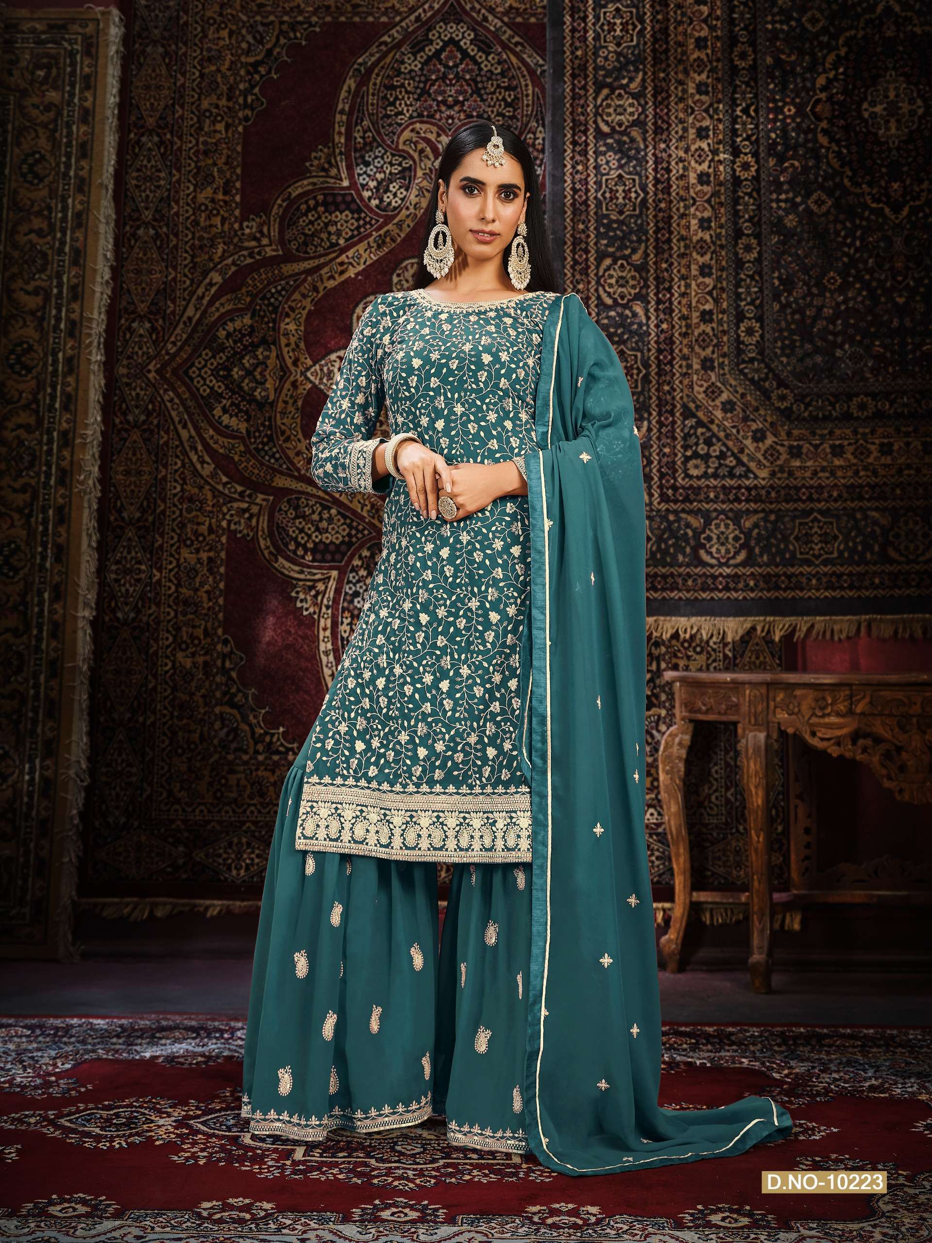 anjubaa vol 22 series 10221-10224 Faux Georgette suit