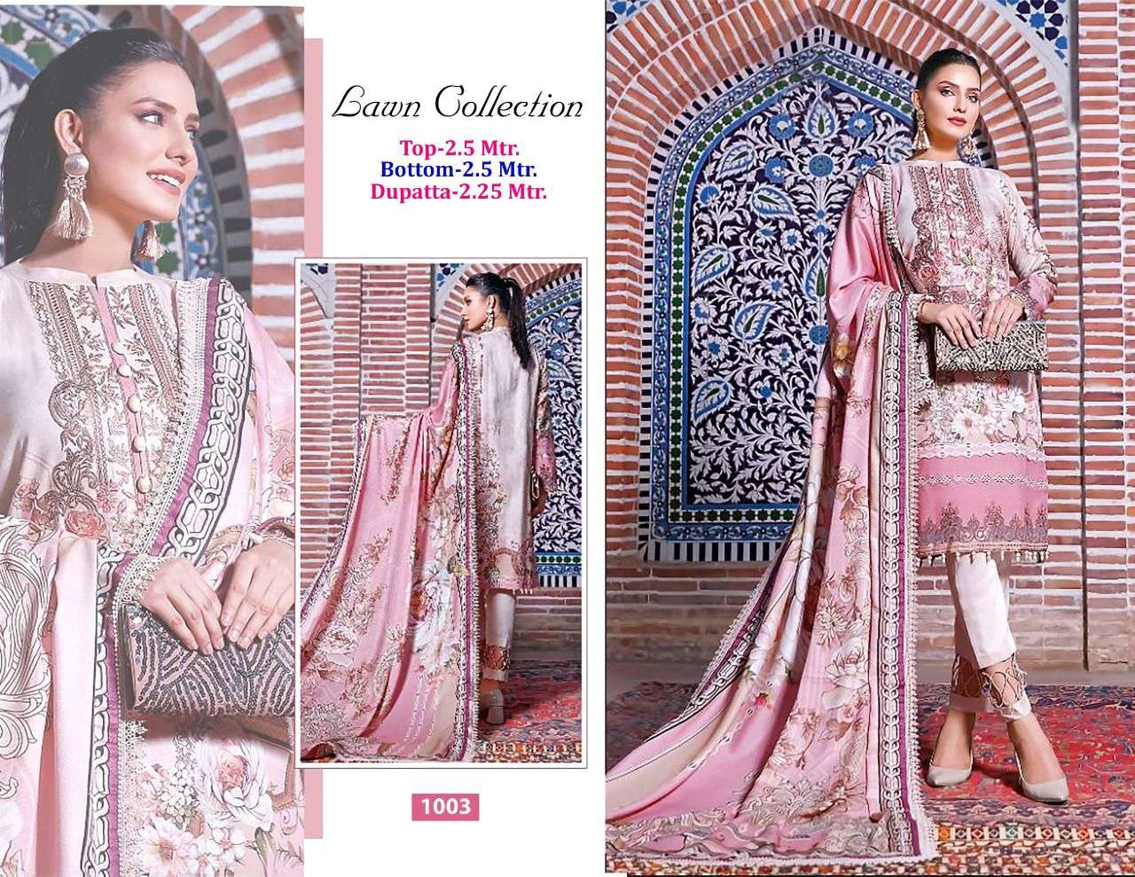 apana cotton zara shahjahan lawn collection vol 1 series 1001-1004 cotton suit 