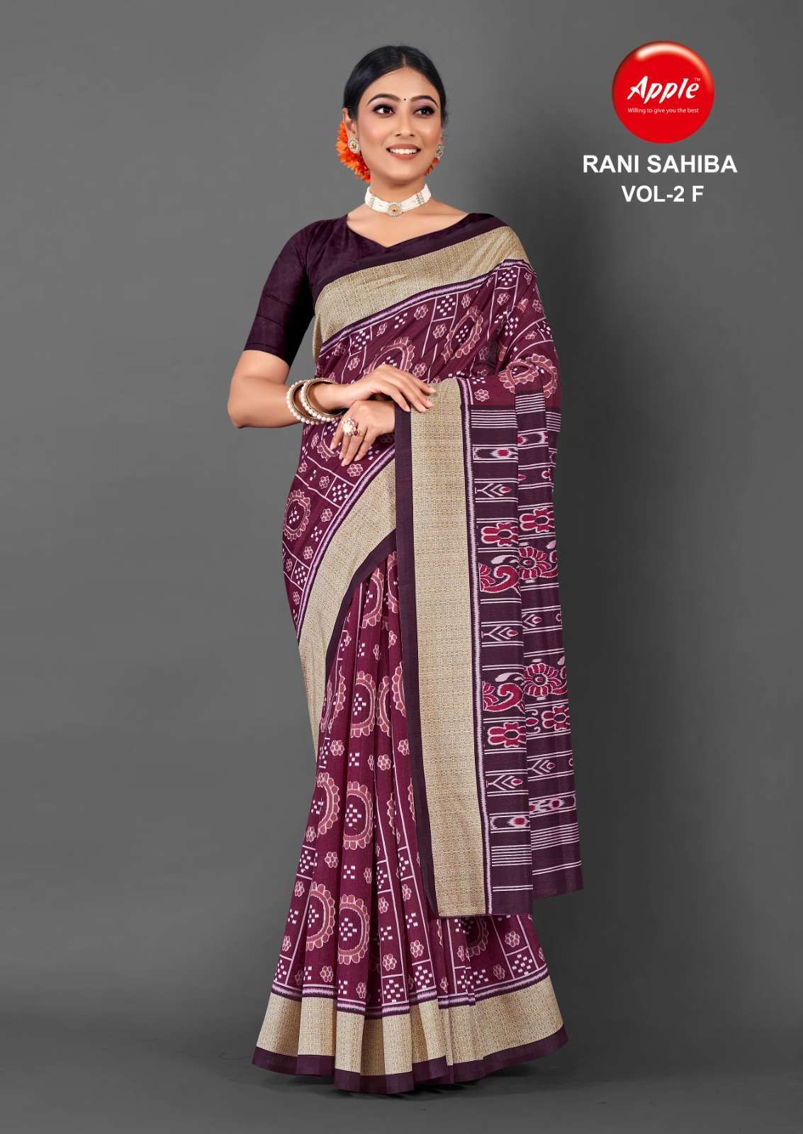 apple rani sahiba vol 2 bhagalpuri silk saree