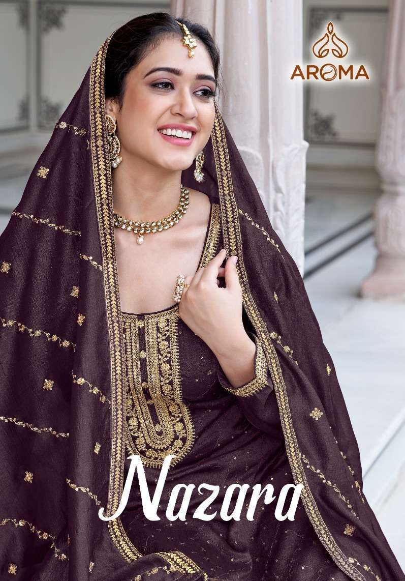 aroma nazara series 1001-1004 real premium silk suit 