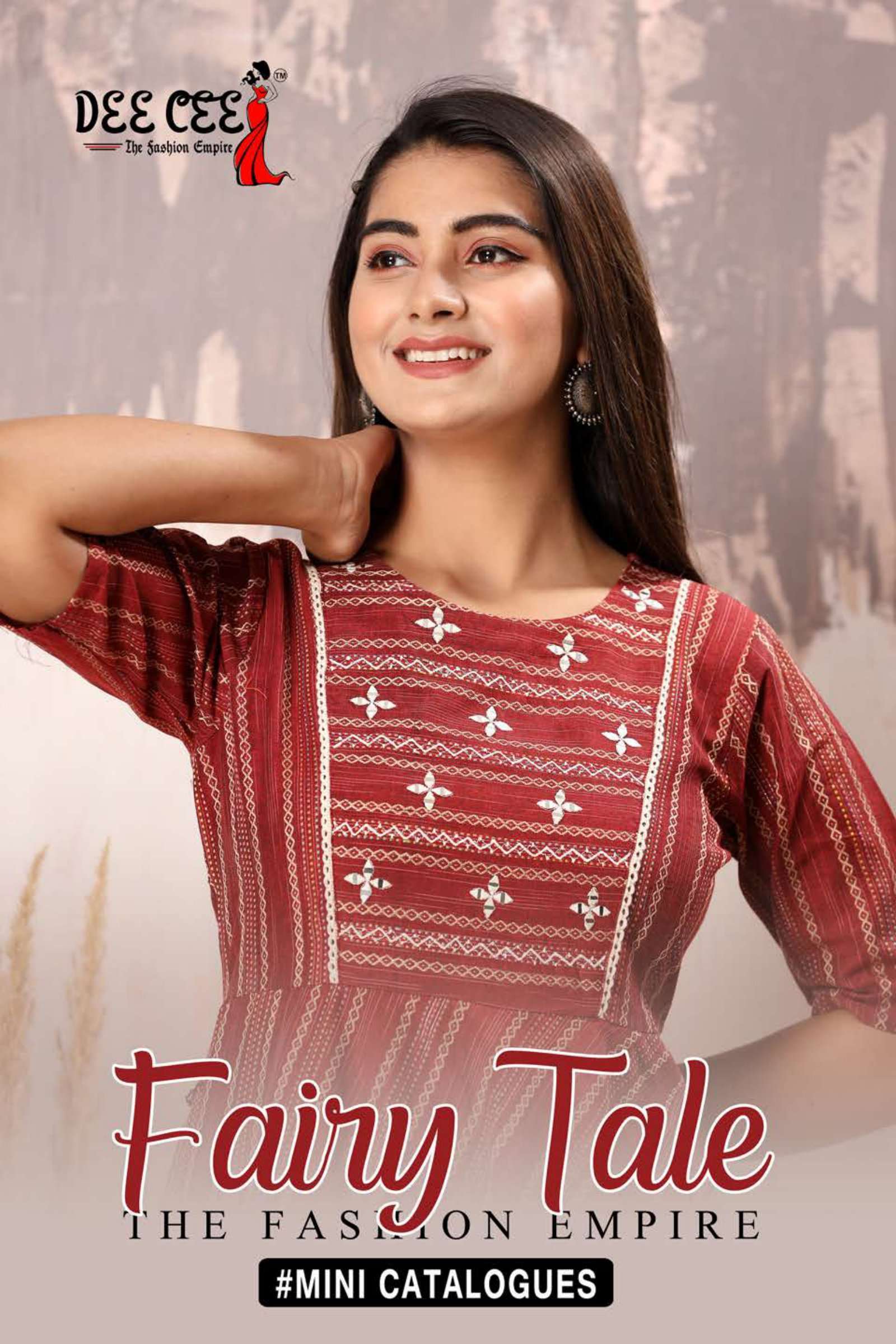 dee cee fairy tale series 1001-1006 cotton kurti