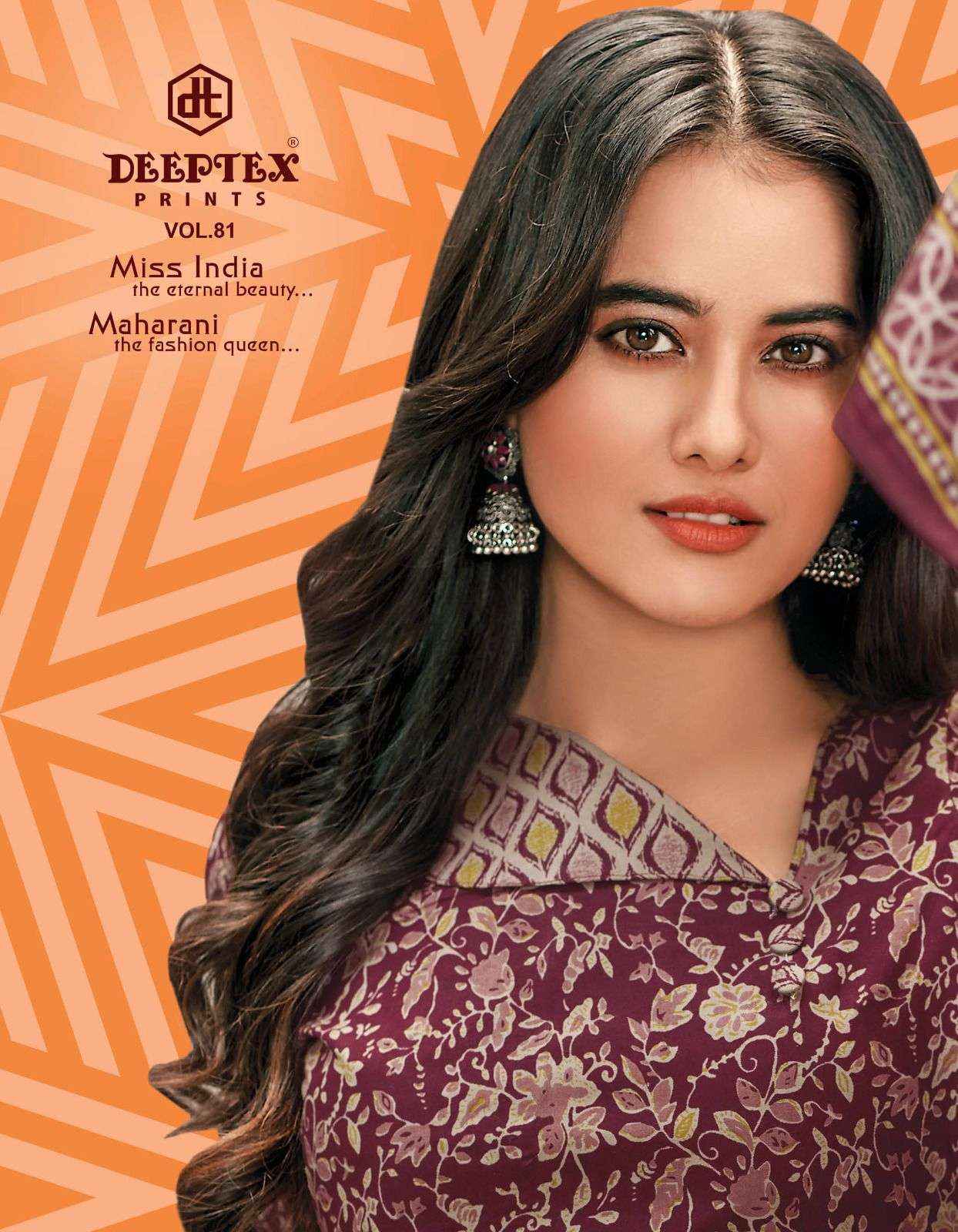 deeptex miss india vol 81 series 8101-8126 pure cotton suit 