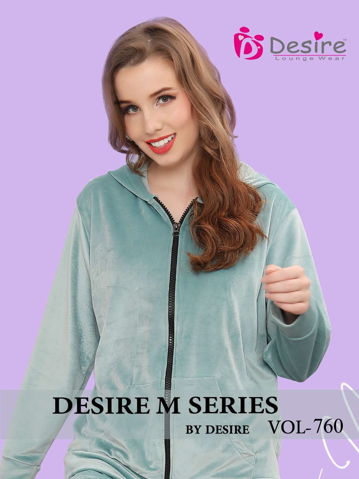 desire m series vol 760 imported Velvet Jacket Track suit.