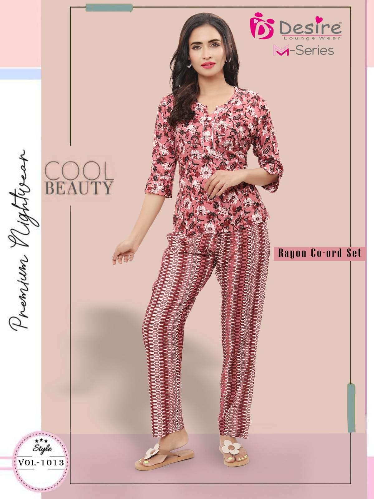 desire vol 1014 Rayon Co-ord Set