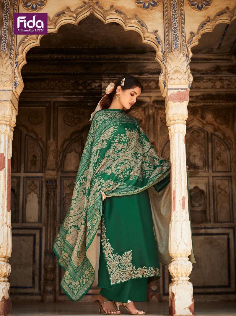 fida raah series 1001-1006 wool embroidery suit