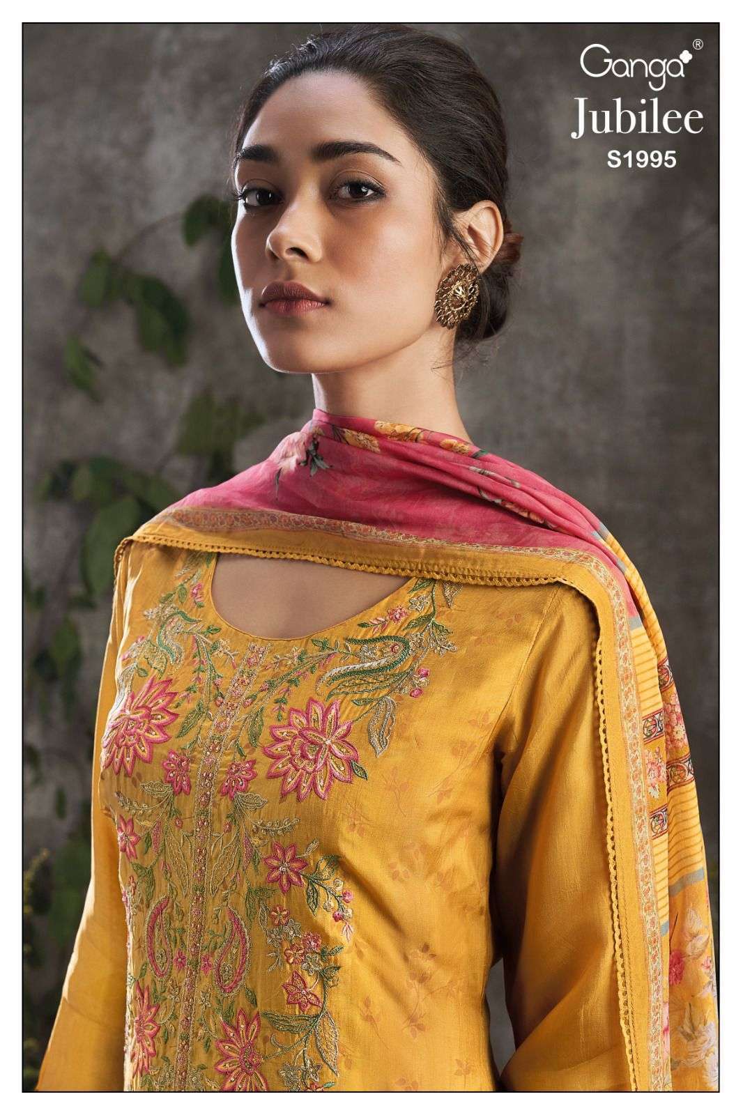 ganga jubilee 1995 premium bemberg silk suit 