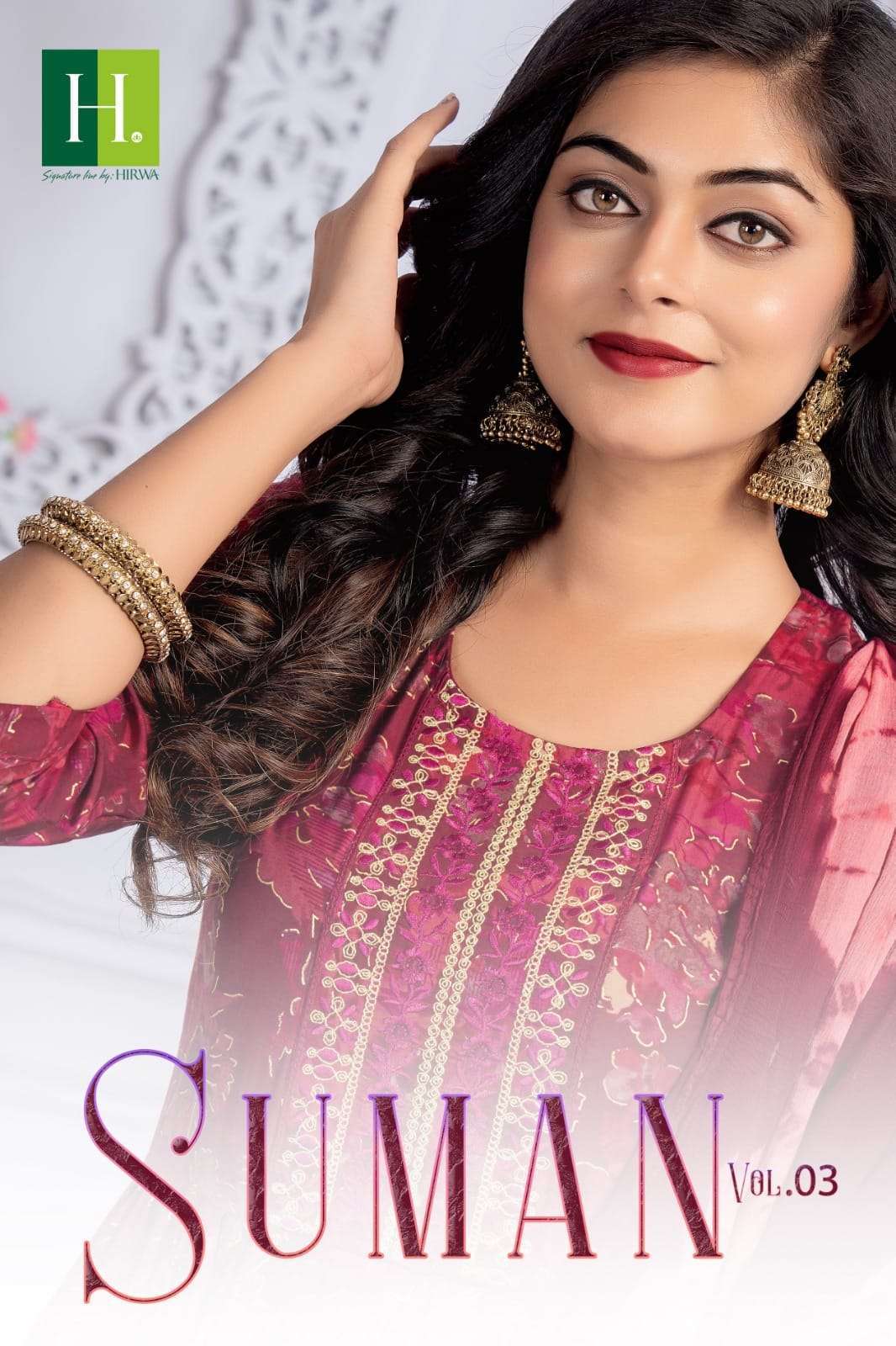 hirwa suman vol 3 series 301-308 Heavy Modal Foil Prints suit