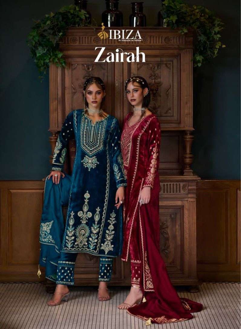 ibiza zairah series 10435-10441 pure Albanian viscose velvet suit