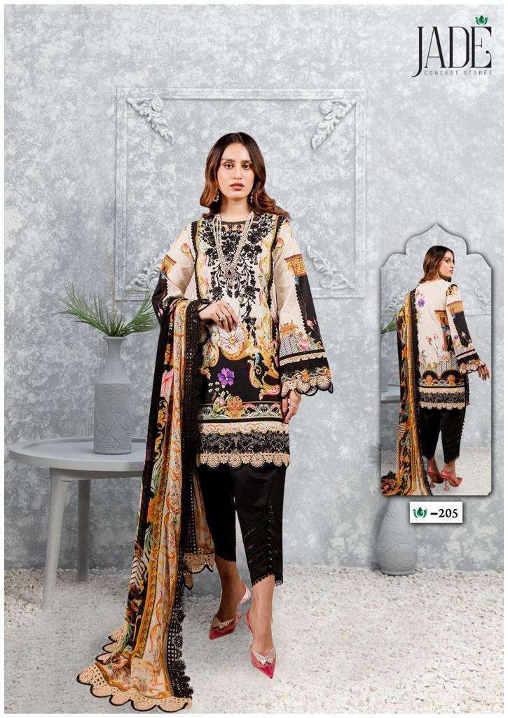 jade crimson exclusive heavy lawn collection vol 2 series 201-206 pure heavy lawn suit 