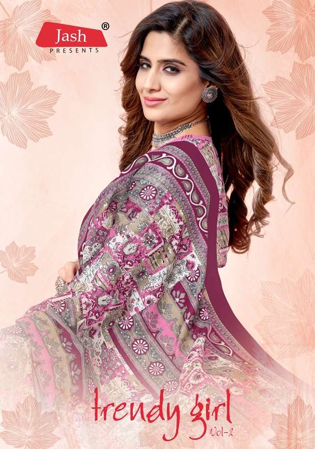 Jash Trendy Girl Vol-2 series 201-210 pure cotton readymade suit 