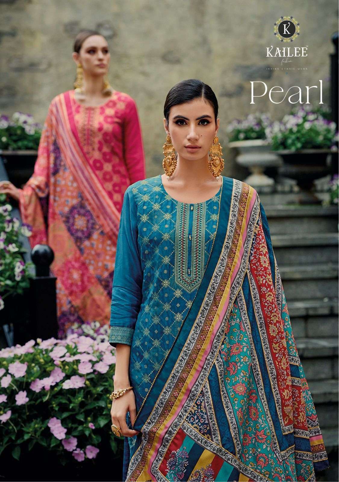 kailee pearl series 41281-41286 pure viscose russian silk suit 