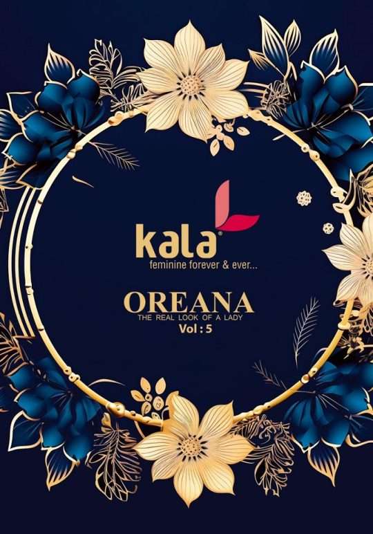 Kala Oreana Vol-5 series 5101-5112 pure cotton suit 