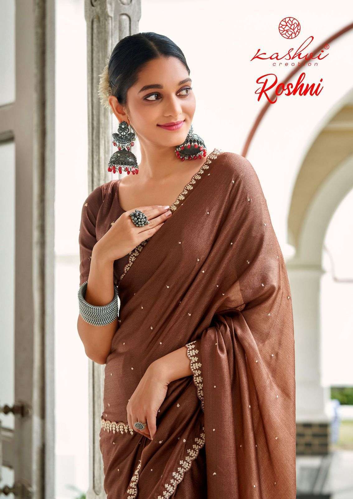 kashvi creation roshni series 4159-4166 silk saree