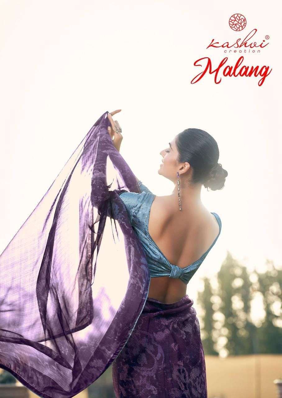 kashvi malang series 4273-4279 soft silk saree