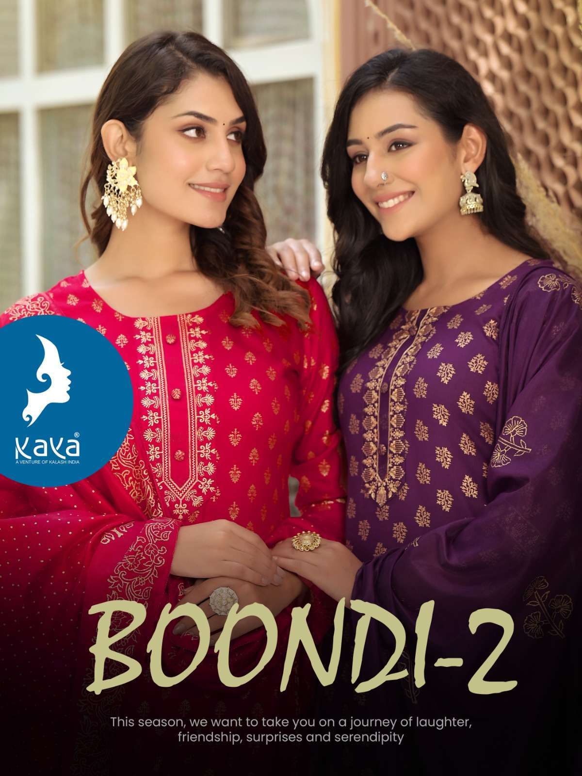 kaya boondi vol 2 series 01-08 rayon prints readymade suit 