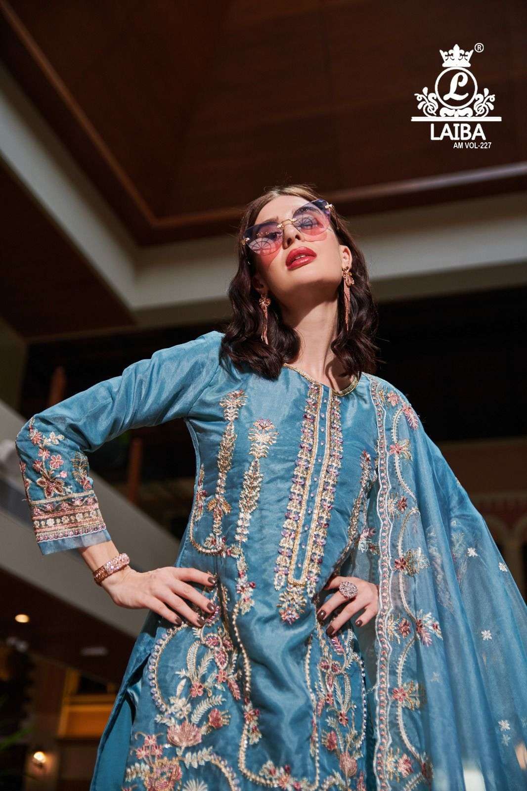 laiba am vol 227 Pure Organza suit