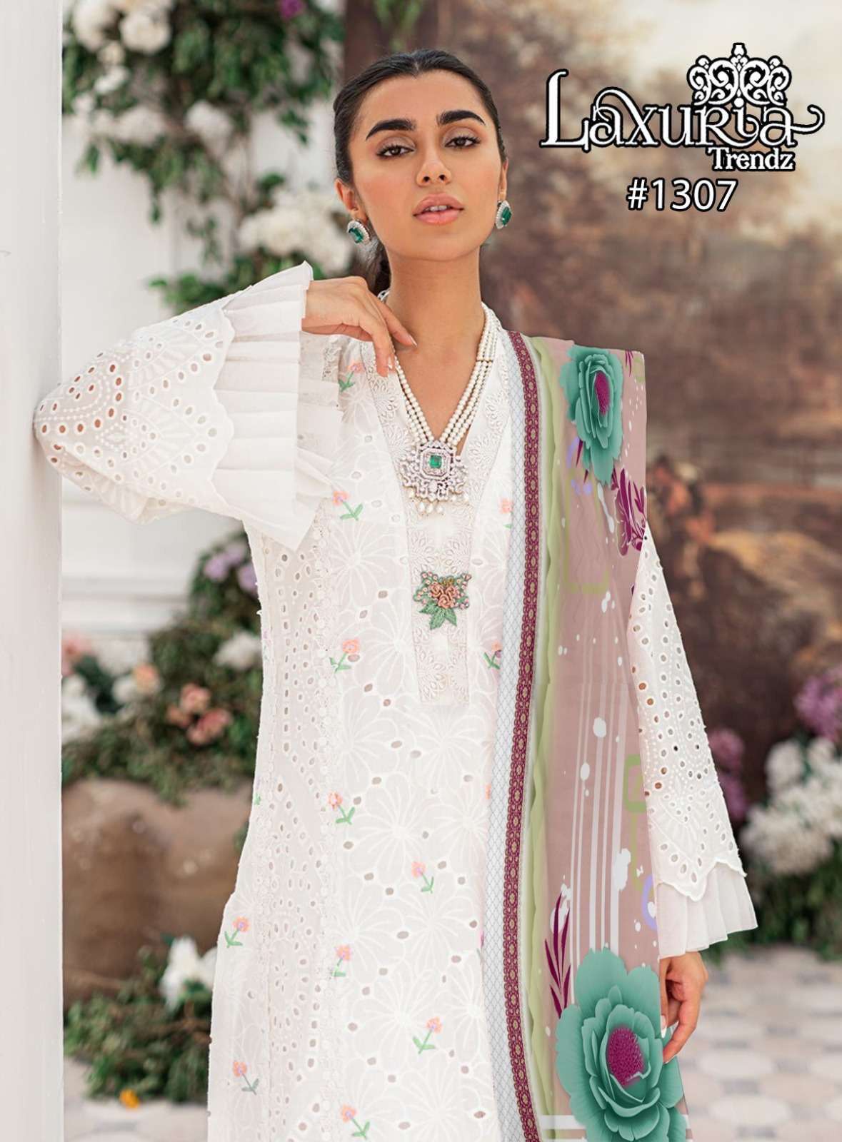 laxuria trendz 1307 Faux Georgette suit