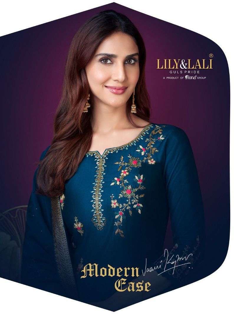 lily & lali modern ease series 1201-1208  Viscose Fabrics readymade suit