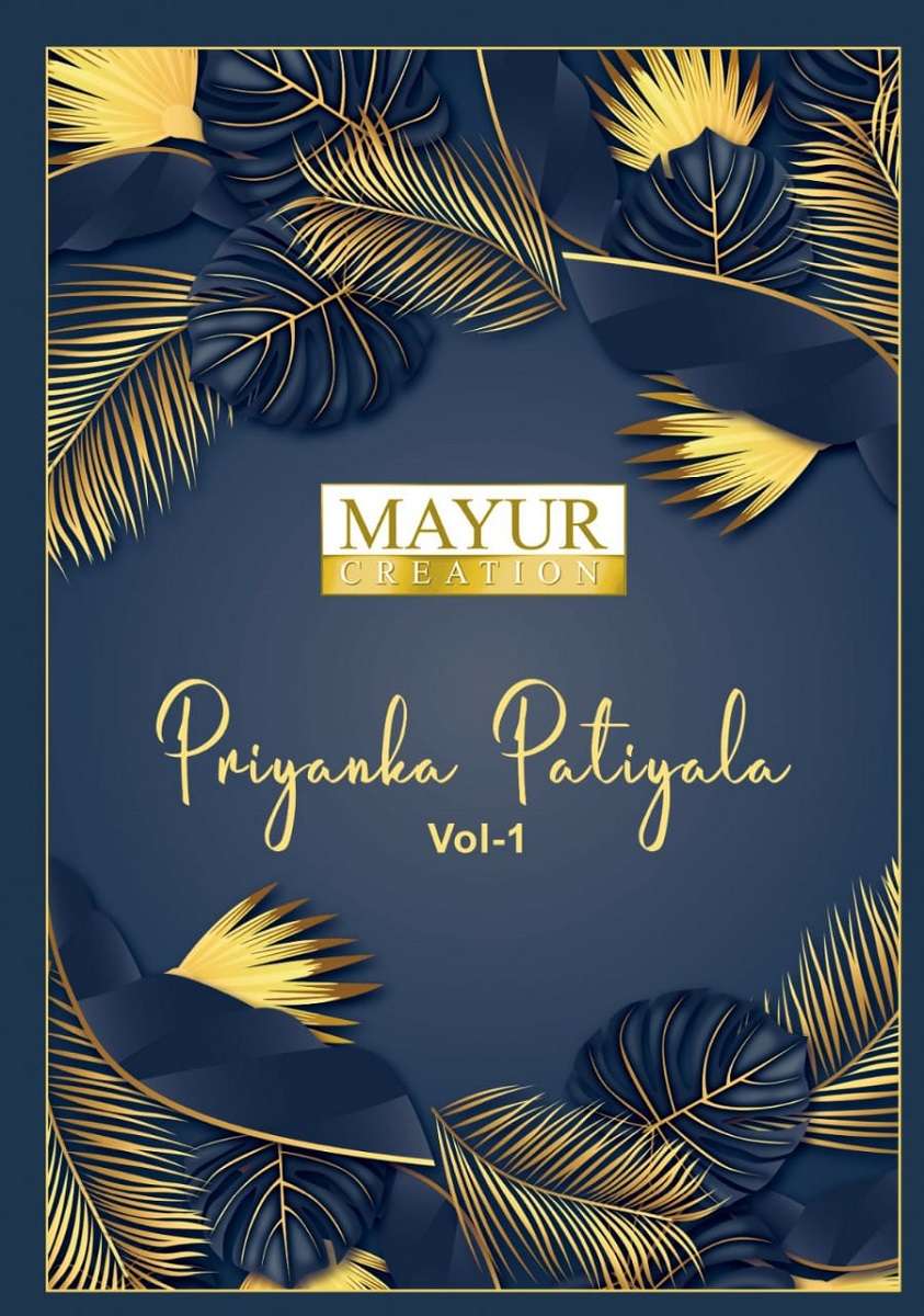 Mayur Priyanka Patiyala Vol-1 series 1001-1010 pure cotton suit