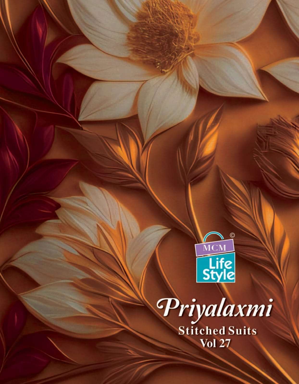 mcm priyalaxmi vol 27 series 2700-2723 cotton readymade suit 