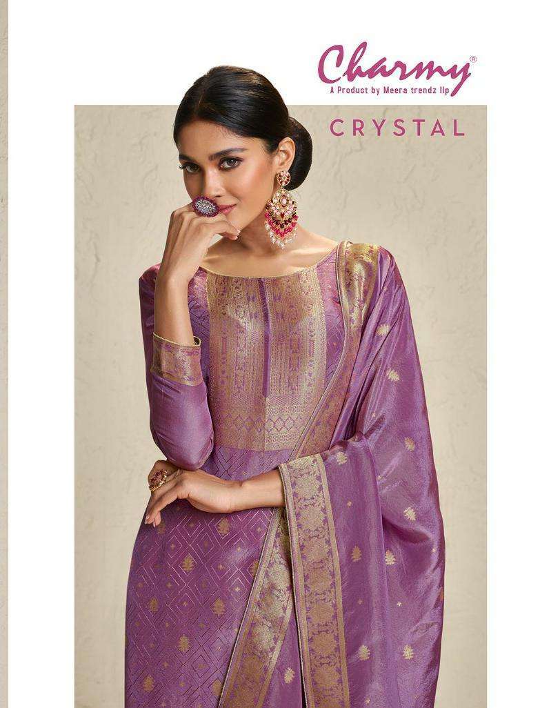 meera trendz charmy crystal series 4791-4794 Crystal emboss suit