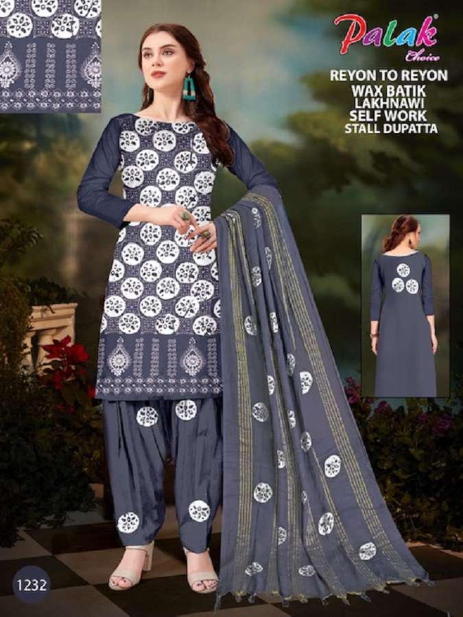 Palak Ryon Wax Batic With Lakhnavi Work suit