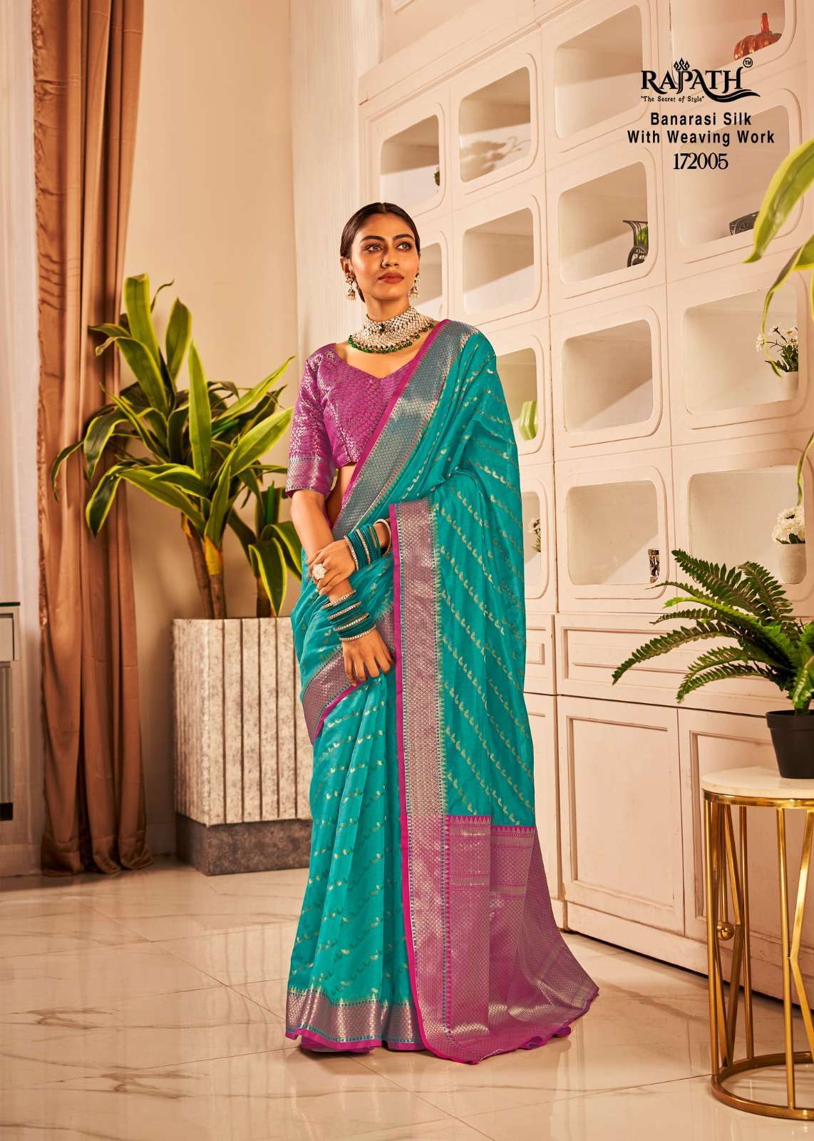 rajpath vaijati silk series 72001-72006 Banarasi Silk saree