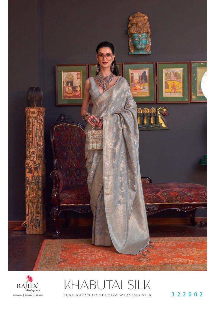 rajtex khabutai silk designer handloom weaving saree