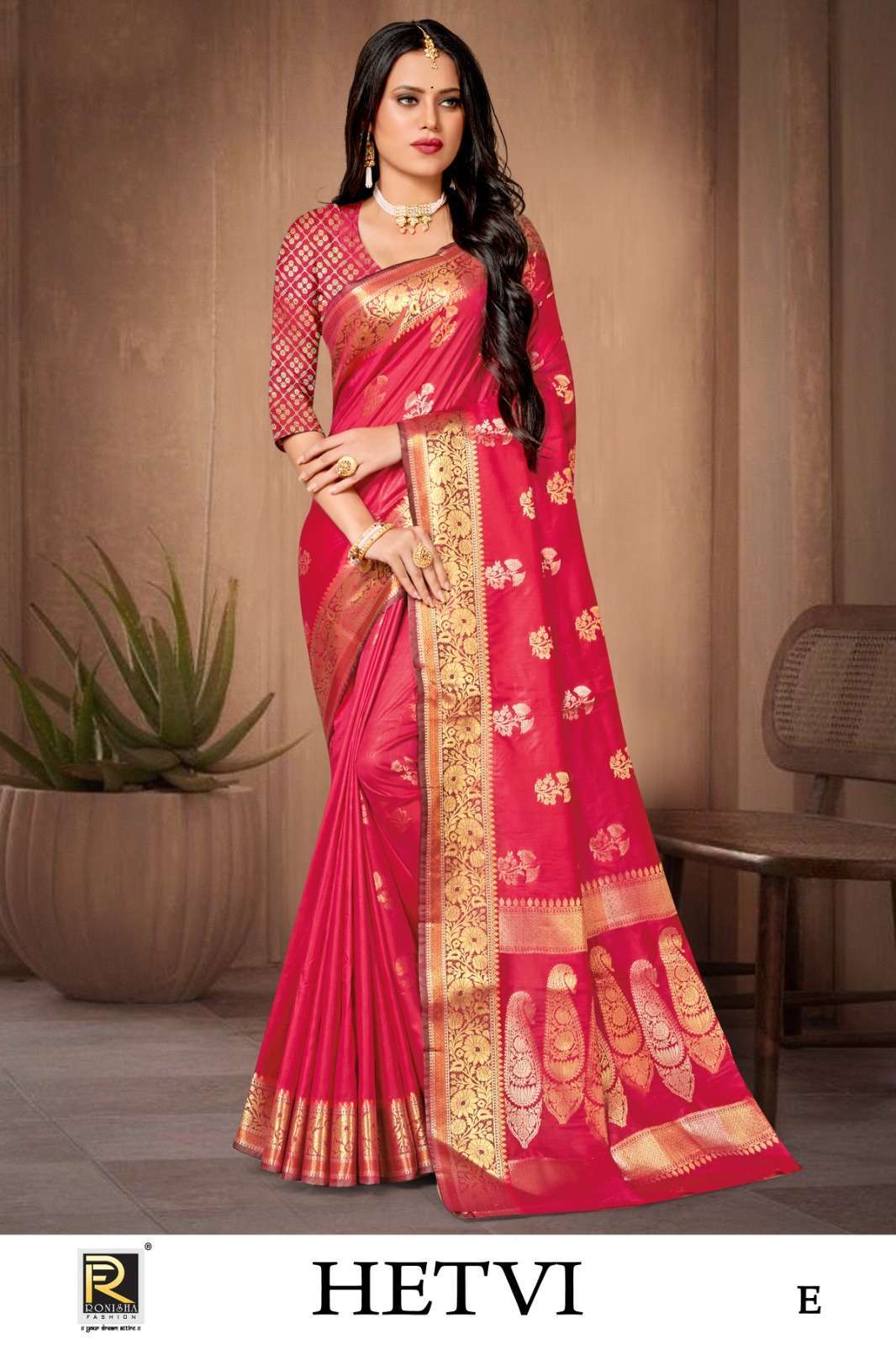 ranjna saree hetvi banarasi silk saree