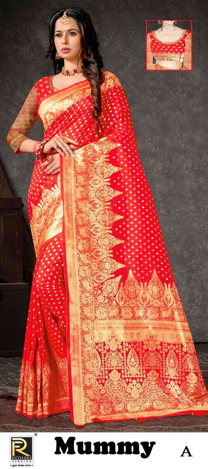 ranjna saree mummy banarasi silk saree