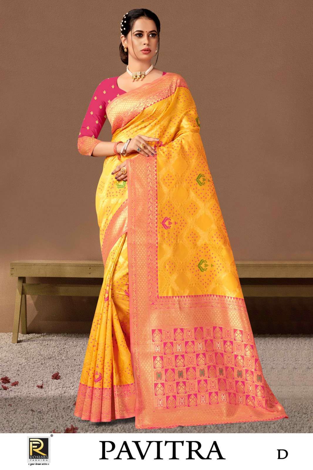 ranjna saree pavitra banarasi silk fancy saree