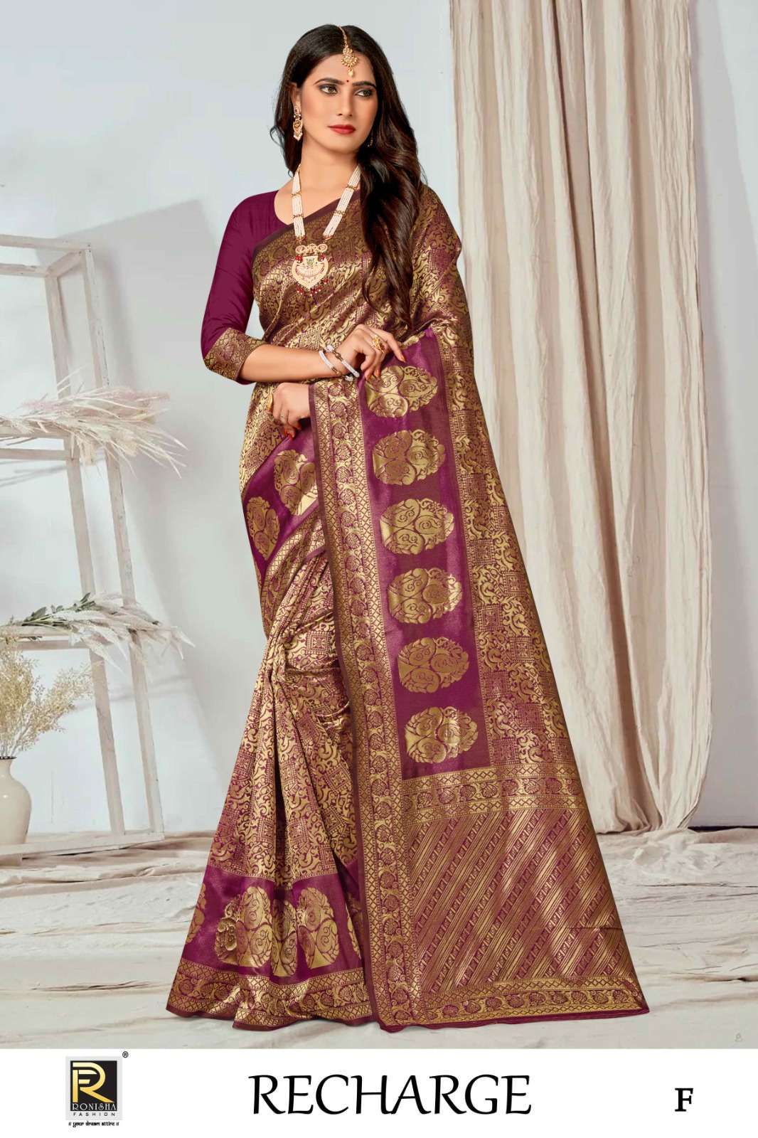 ranjna saree recharge banarasi silk saree