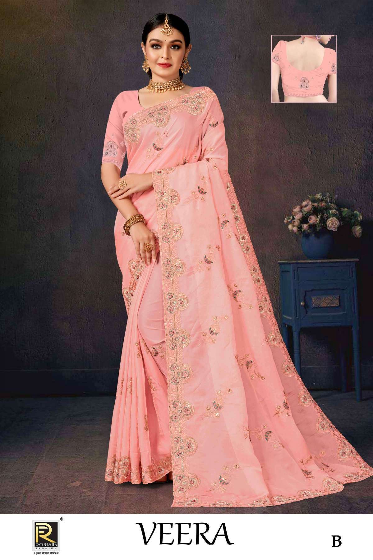 ranjna saree veera fancy fabrics saree