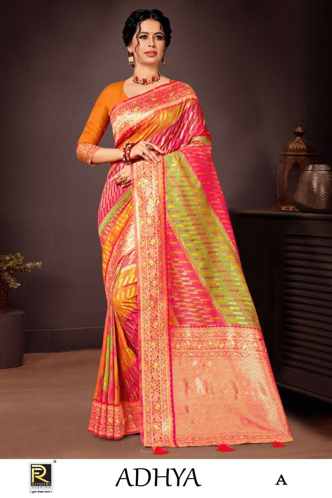 ranjna sarees adhya banarasi silk saree