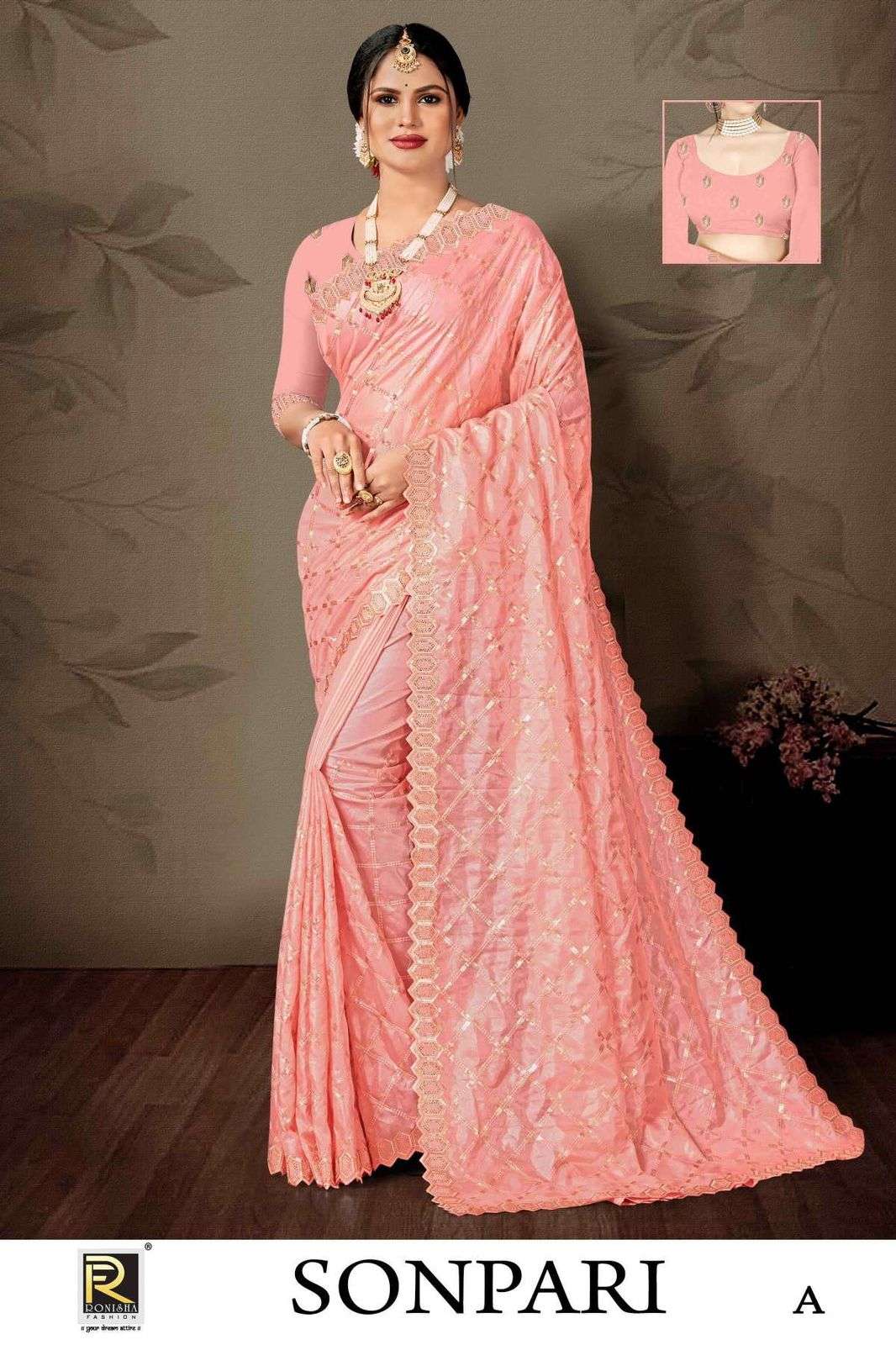 ranjna sarees sonpari fancy fabrics saree